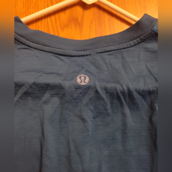 Lululemon Fireplace Jersey Merino Wool Long Sleeve Bleaming Blue W3690S Size 8 - Picture 5 of 12